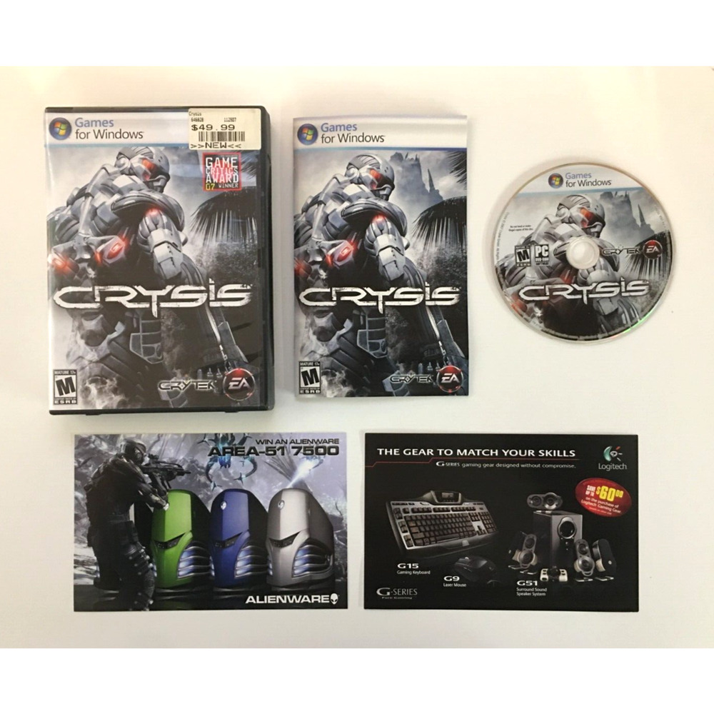Crysis (PC/Windows, 2007) EA Games - CIB Complete w/ Manual - US Seller
